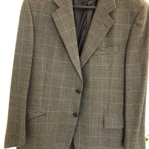 Fabio Inghirami Virgin Wool Tweed Blazer 44R